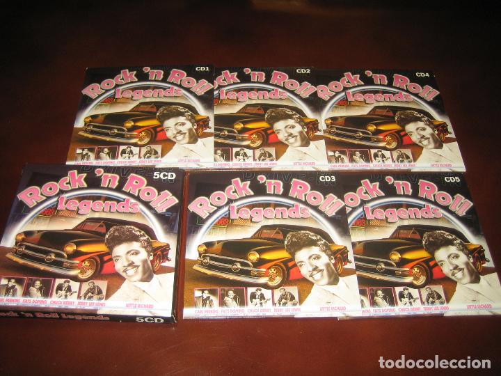CDs de m&uacute;sica: ROCK&acute;N ROLL LEGENDS - CAJA DE 5 CDS - Foto 1