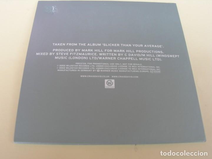 CDs de m&uacute;sica: CRAIG DAVID HIDDEN AGENDA CD SINGLE - Foto 2