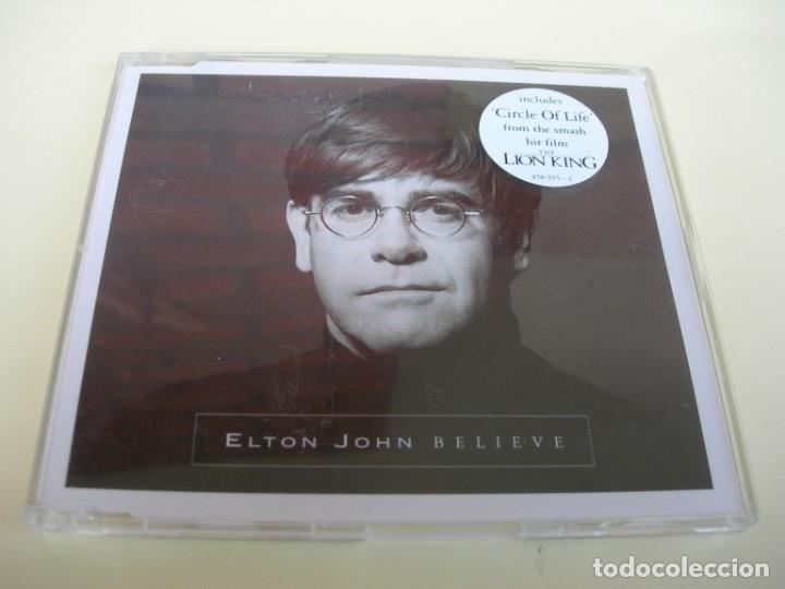 CDs de m&uacute;sica: ELTON JOHN BELIEVE 2 VERSIONES + 2 CD SINGLE. - Foto 1