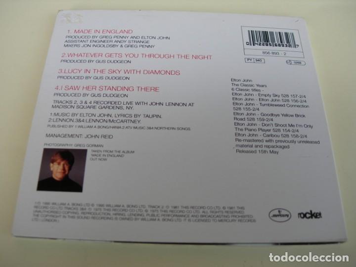 CDs de m&uacute;sica: ELTON JOHN MADE IN ENGLAND + 3 CD SINGLE DIGIPACK. - Foto 3