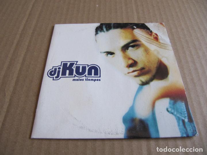 CDs de m&uacute;sica: DJ KUN MALOS TIEMPOS SINGLE CD PROMOCIONAL - Foto 1