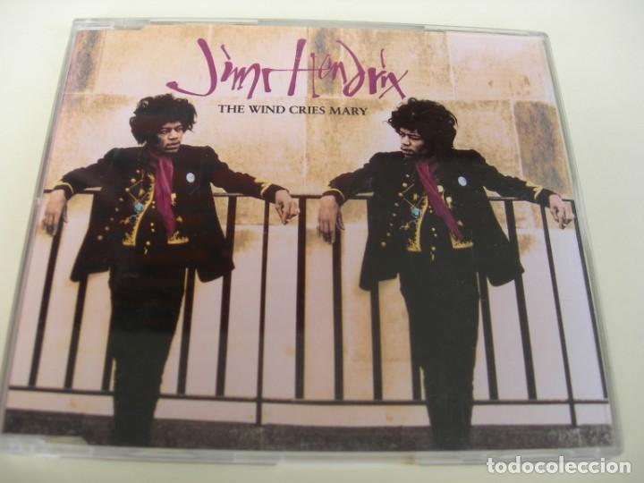 CDs de m&uacute;sica: JIMI HENDRIX THE WIND CRIES MARY + 3 CD SINGLE - Foto 1