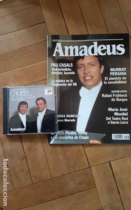 CDs de M&uacute;sica: Revista Amadeus n. 67 + CD Chopin Murray Perahia Zubin Mehta RBA&nbsp;