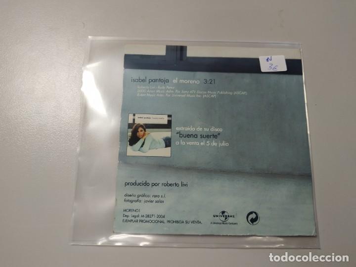 CDs de m&uacute;sica: Isabel Pantoja - El Moreno (CD, Single, Promo) - Foto 2