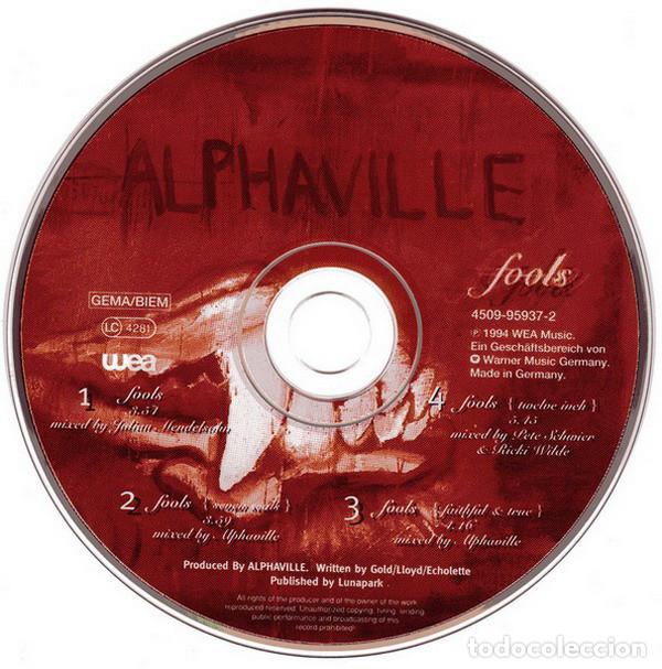 CDs de m&uacute;sica: Alphaville &lrm;&ndash; Fools - Foto 2