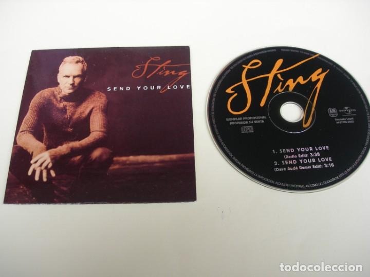 CDs de m&uacute;sica: STING SEND YOUR LOVE 2 VERSIONES CD SINGLE - Foto 1