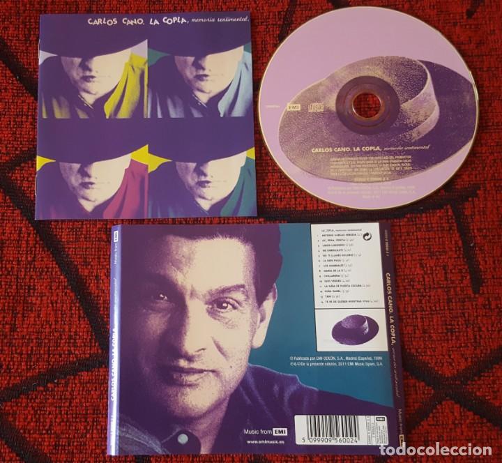 CDs de m&uacute;sica: CARLOS CANO **La Copla (Memoria Sentimental)** CD 1999 - Foto 1