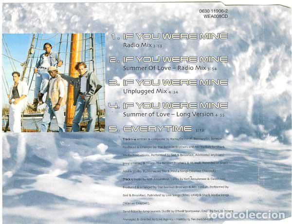 CDs de m&uacute;sica: Bed & Breakfast &lrm;&ndash; If You Were Mi - Foto 2
