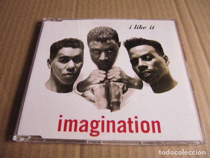 CDs de m&uacute;sica: IMAGINATION / I LIKE IT (3 VERSIONES) CD SINGLE CAJA 1992 - Foto 1