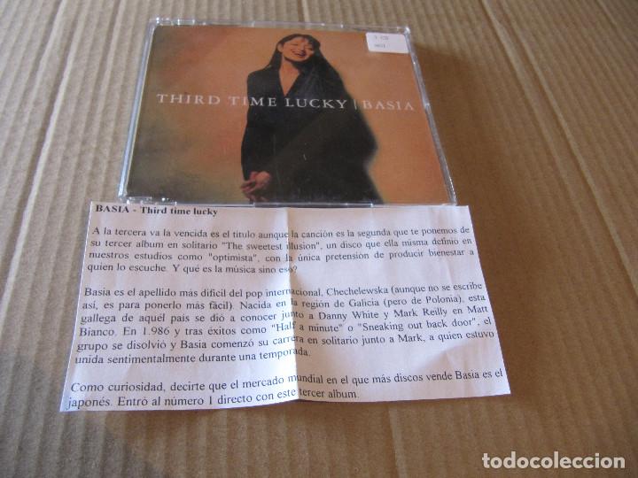 CDs de m&uacute;sica: BASIA - THIRD TIME LUCKY (THREE VERSIONS) CADENA 100 - Foto 1