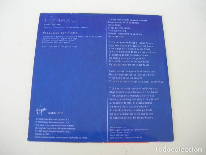 CDs de m&uacute;sica: AMARAL TARDES CD SINGLE - Foto 2