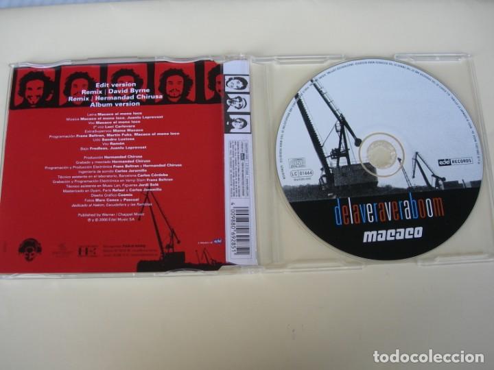 CDs de m&uacute;sica: MACACO DEELAVERA VERA BOOM 4 VERSIONES CD SINGLE - Foto 2