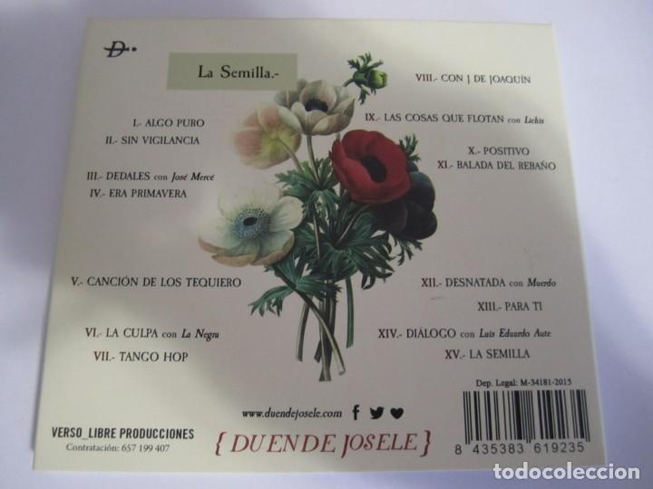 CDs de m&uacute;sica: cd duende josele la semilla - Foto 2
