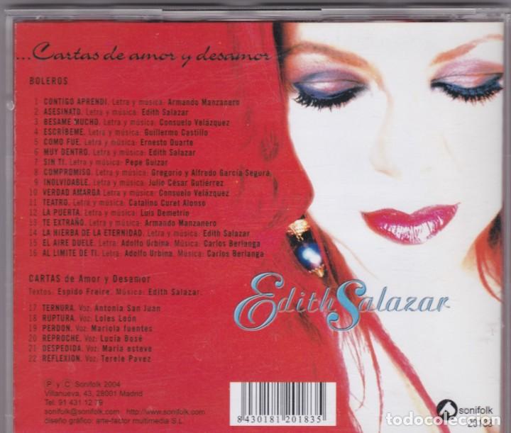 CDs de m&uacute;sica: Edith Salazar - Bolero - CD - Foto 2
