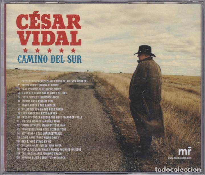 CDs de m&uacute;sica: C&eacute;sar Vidal - Camino del Sur - CD recopilatorio. - Foto 2