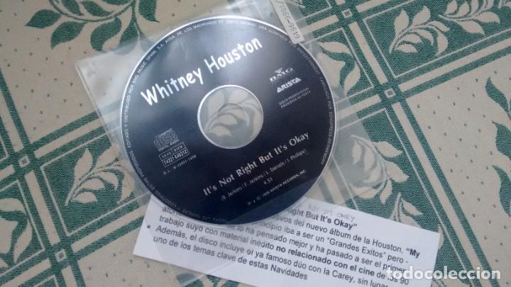 CDs de m&uacute;sica: CD-SINGLE ( PROMOCION) DE WHITNEY HOUSTON - Foto 1