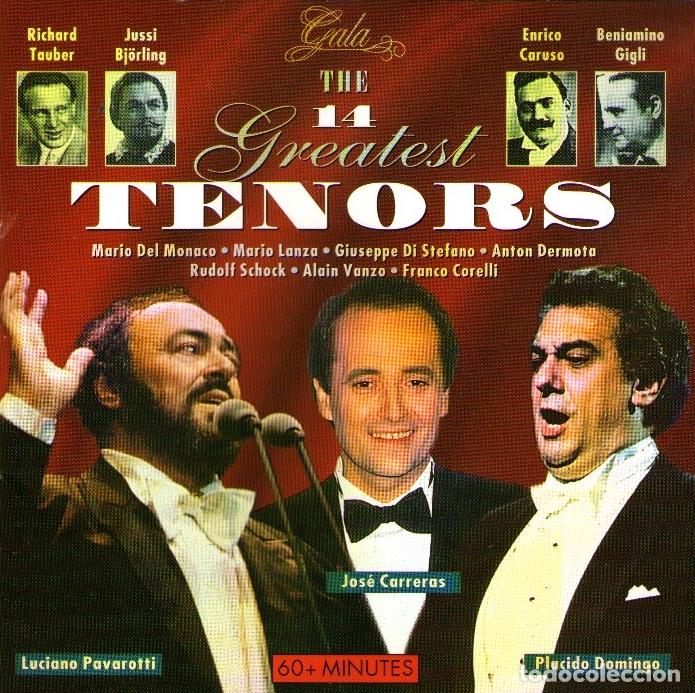 CD di Musica: THE 14 GREATEST TENORS - GRANDES TENORES DE OPERA - CD ALBUM - 14 TRACKS - INTERMUSIC 1994