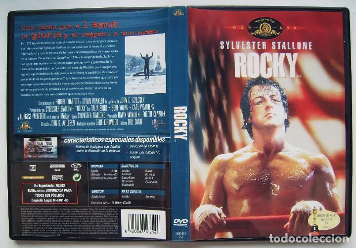 CDs de m&uacute;sica: ROCKY, con Sylvester Stallone. DVD. - Foto 1