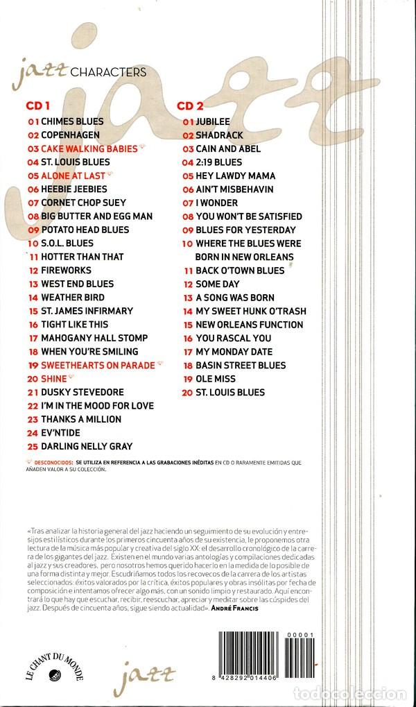 CDs de m&uacute;sica: DOBLE CD LIBRO : LOUIS ARMSTRONG : FIREWORKS (45 TEMAS ) - Foto 2