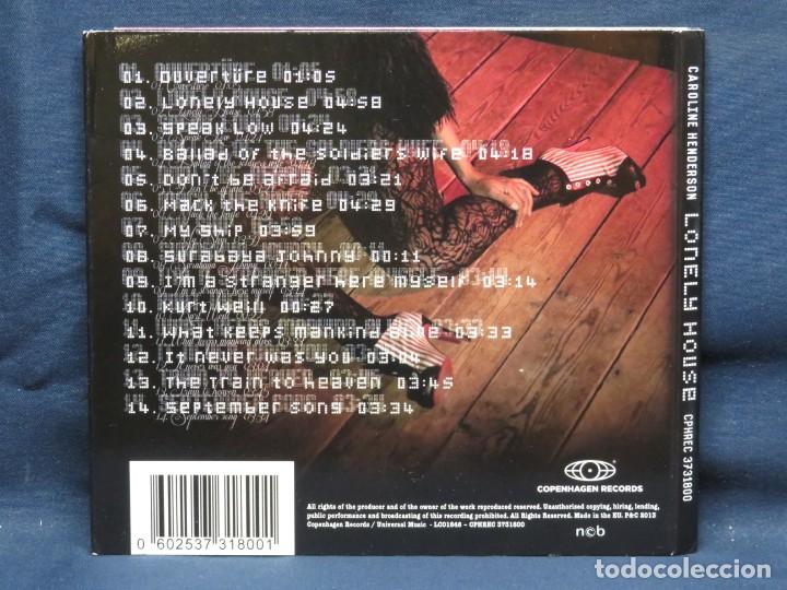 CDs de m&uacute;sica: Caroline Henderson &lrm;&ndash; Lonely House - CD - Foto 2
