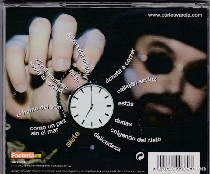 CDs de m&uacute;sica: Carlos Varela - Siete - CD - Foto 2