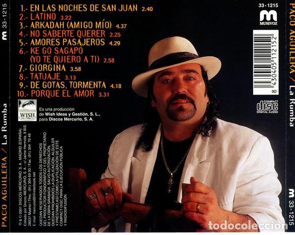 CDs de m&uacute;sica: Paco Aguilera - La Rumba - CD - Foto 2