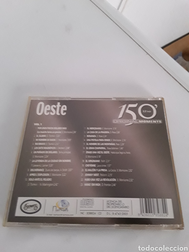 CDs de m&uacute;sica: Oeste B.S.O Volumen 1 CD - Foto 3