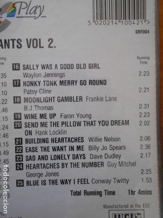 CDs de m&uacute;sica: CD COUNTRY GIANTS VOL 2 (5S) - Foto 3