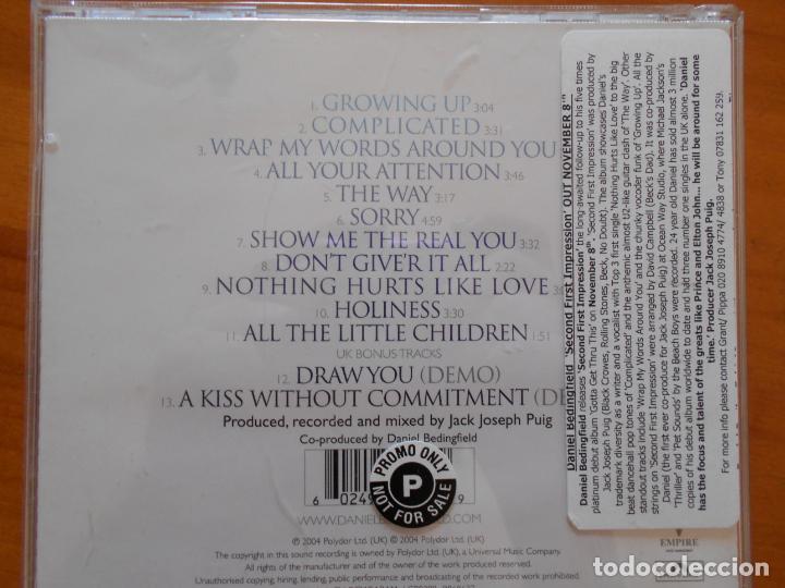 CDs de m&uacute;sica: CD DANIEL BEDINGFIELD - SECOND FIRST IMPRESSION (5U) - Foto 2