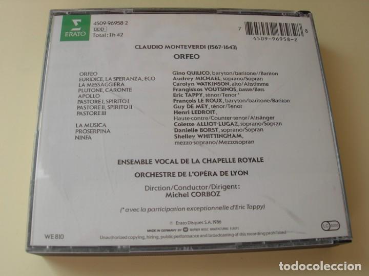 CDs de m&uacute;sica: ORFEO MICHEL CORBOZ 2CDS + LIBRETTO - Foto 2