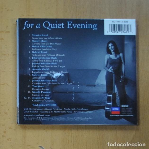 CDs de m&uacute;sica: VARIOS - FOR A QUIET EVENING - CD - Foto 2