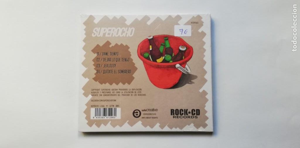 CDs de m&uacute;sica: Superocho - Superocho (CD, EP) *Precintado* - Foto 2