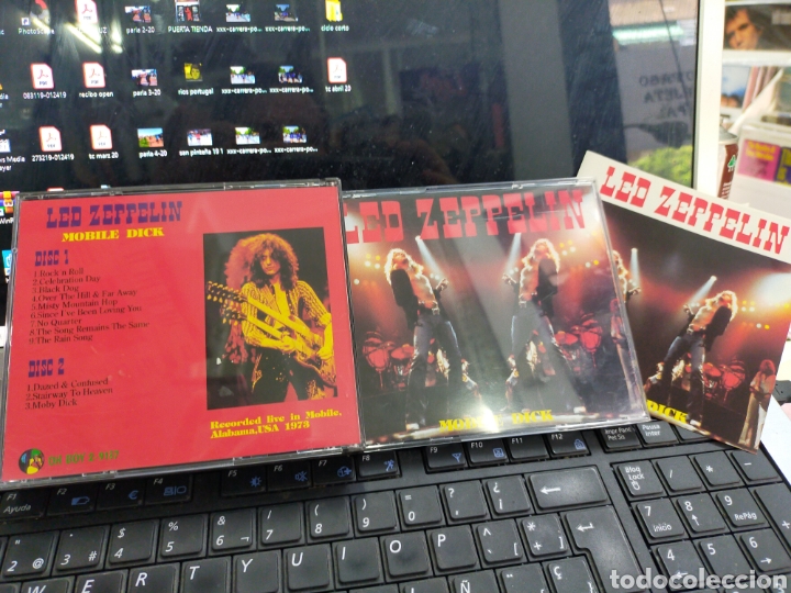 CDs de m&uacute;sica: Led Zeppelin doble CD mobile dick LivE 1973. 1991 - Foto 1