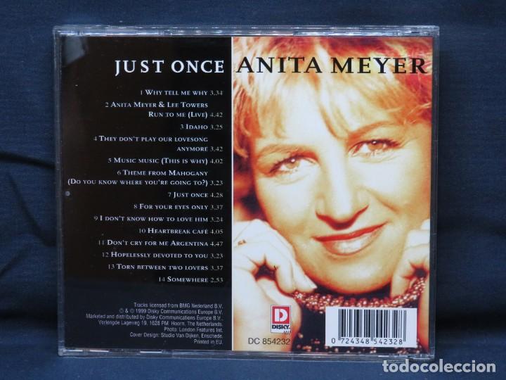 CDs de m&uacute;sica: ANITA MEYER - JUST ONCE - CD - Foto 2