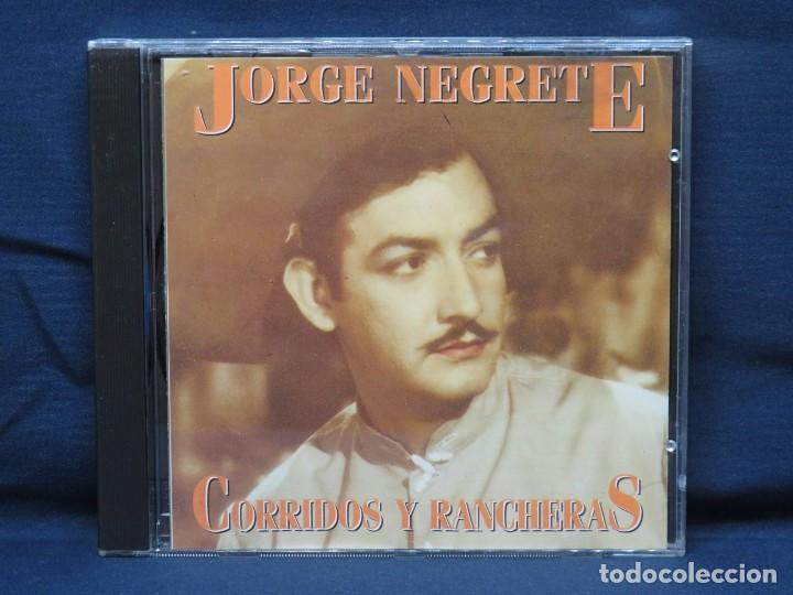 CDs de m&uacute;sica: JORGE NEGRETE - CORRIDOS Y RANCHERAS - CD - Foto 1