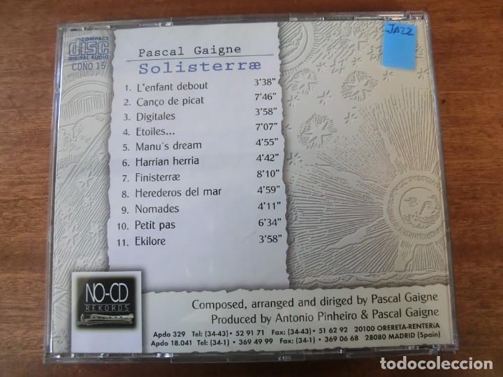 CDs de m&uacute;sica: Pascal Gaigne &lrm;&ndash; Solisterr&aelig; - Foto 2