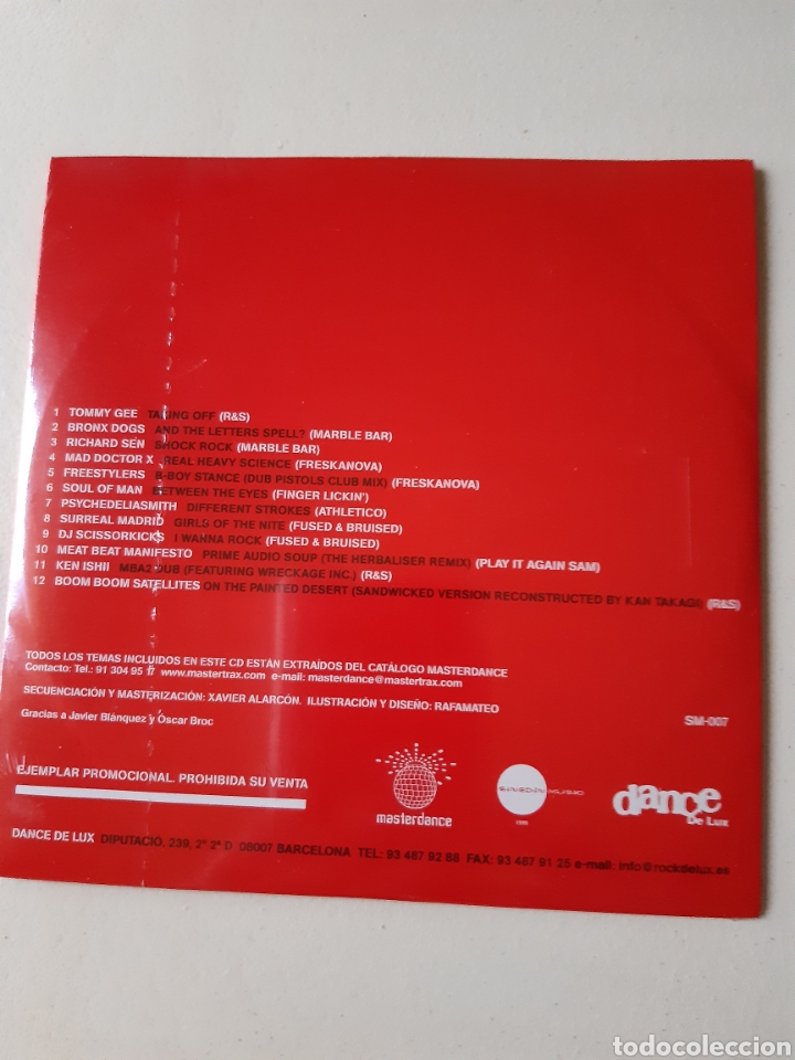 CDs de m&uacute;sica: CD DANCE DE LUX. Dont take a break. 1999 - Foto 2