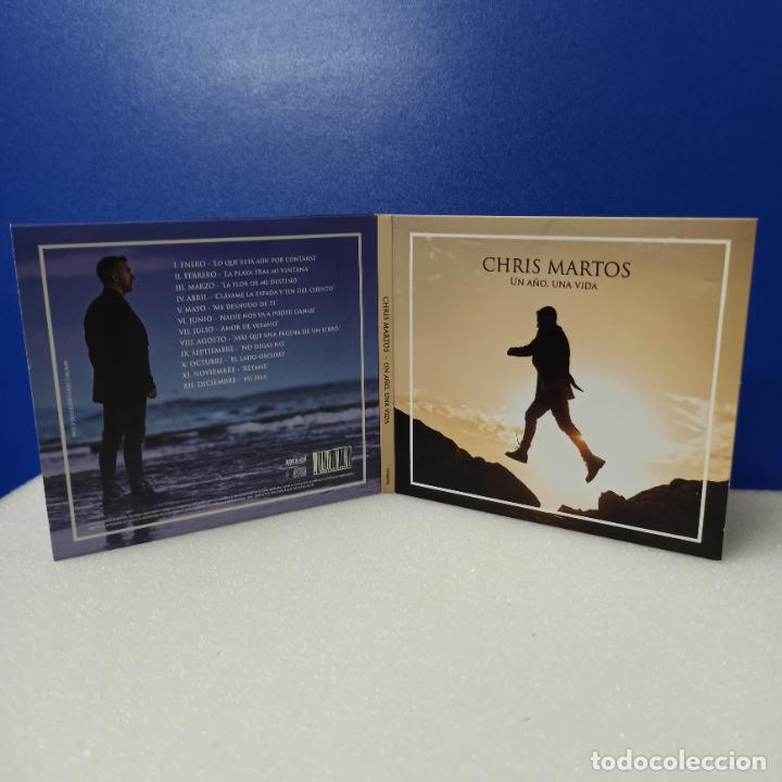 CDs de m&uacute;sica: CD CHRIS MARTOS - UN A&Ntilde;O UNA VIDA - Foto 2