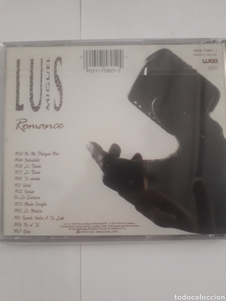 CDs de m&uacute;sica: Luis Miguel. Romance - Foto 2