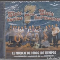 CDs de Música: SIETE NOVIAS PARA SIETE HERMANOS 7 CD EL MUSICAL 2003 RICARD REGUANT (PRECINTADO). Lote 296013533
