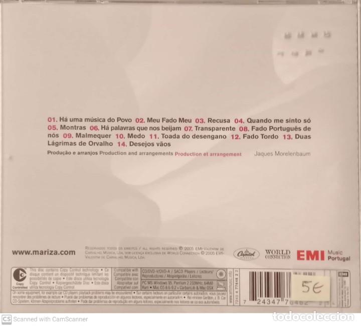 CDs de m&uacute;sica: Mariza Transparente - Foto 2