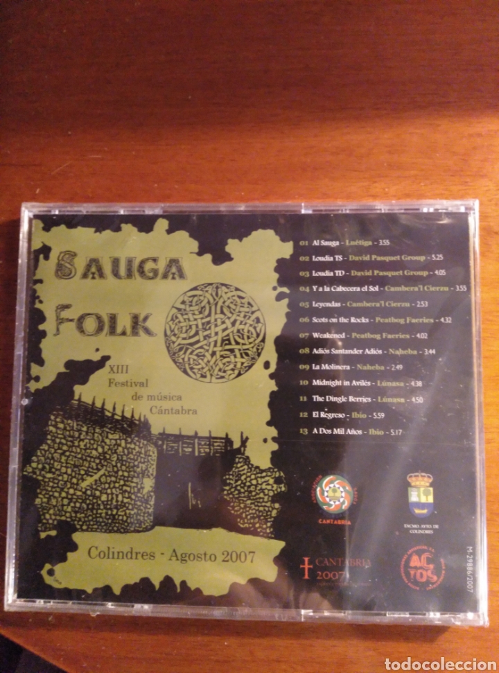 CDs de m&uacute;sica: CD Sauga Folk 2007. Cantabria - Foto 2