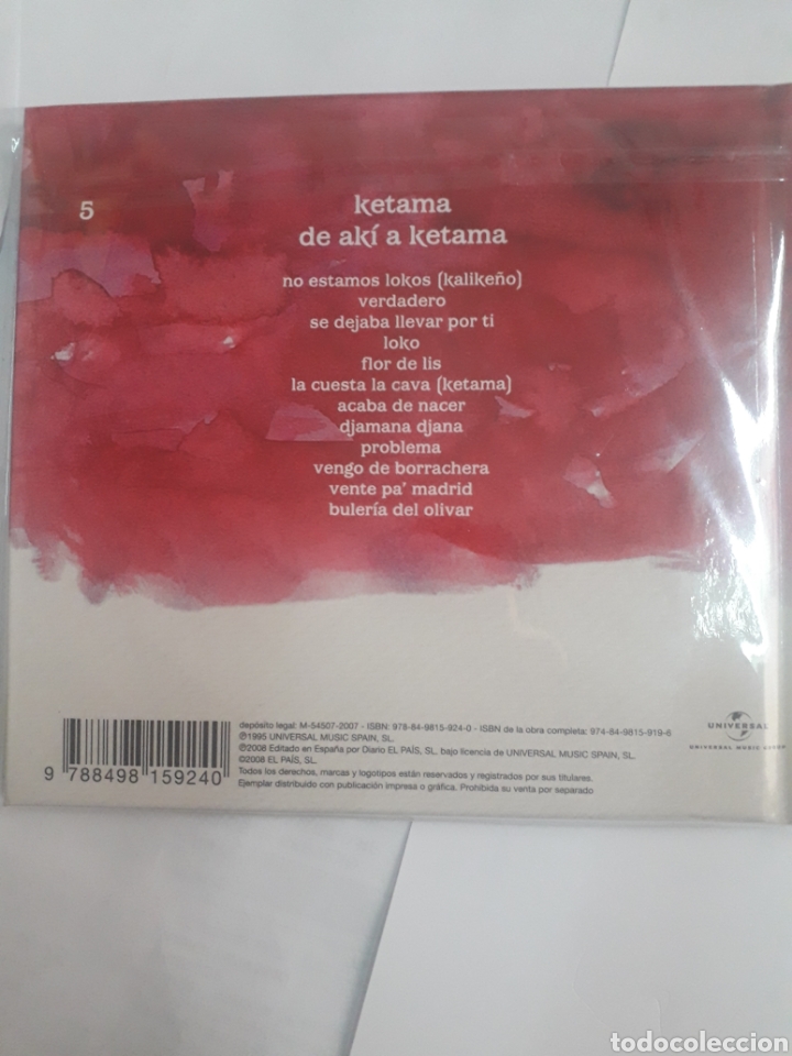 CDs de m&uacute;sica: Ketama. De aki a Ketama. - Foto 2