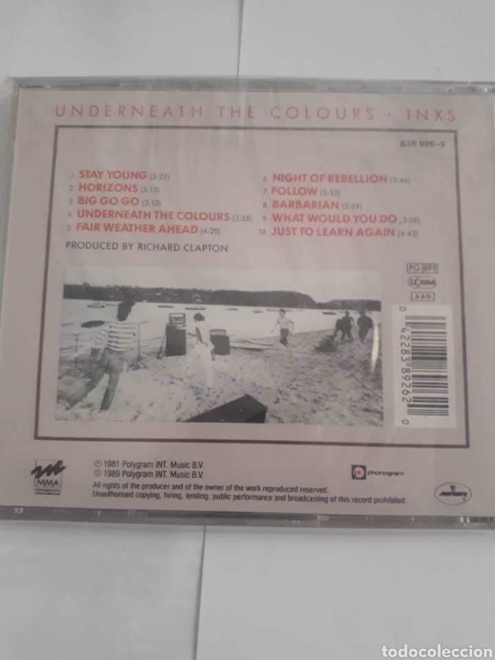 CDs de m&uacute;sica: INXS. Underneath The colours. - Foto 2