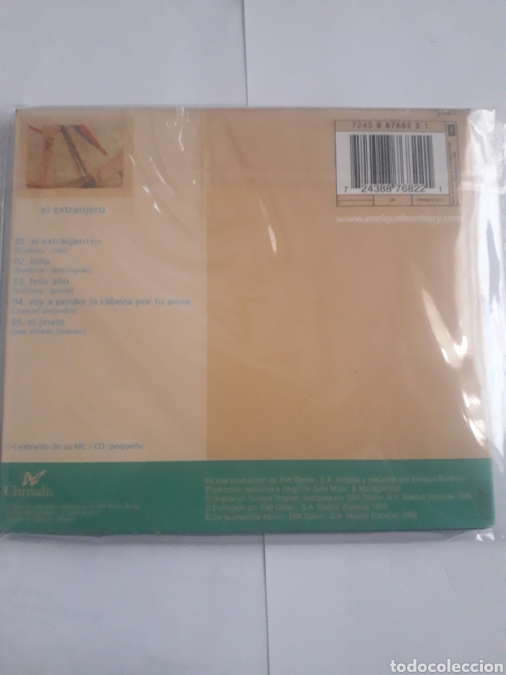 CDs de m&uacute;sica: BUMBURY. El extranjero - Foto 2