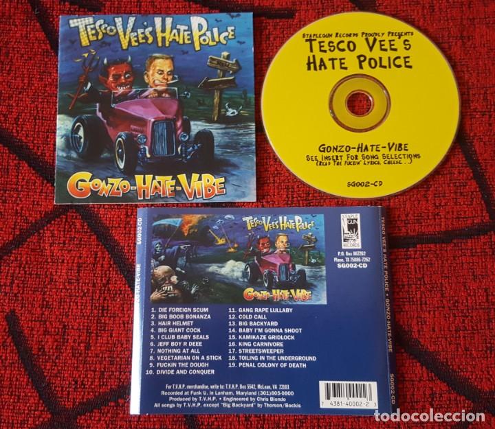 CDs de m&uacute;sica: TESCO VEE'S HATE POLICE **Gonzalo-Hate-Vibe** CD ORIGINAL USA 1992