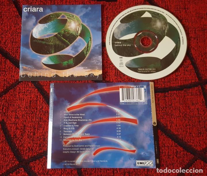 CDs de m&uacute;sica: CRIARA ** Behind The Sky ** CD ORIGINAL 1997 UK - Foto 1