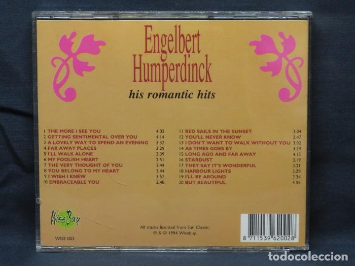 CDs de m&uacute;sica: ENGELBERRT HUMPERDINCK - HIS ROMANTIC HITS - CD - Foto 2