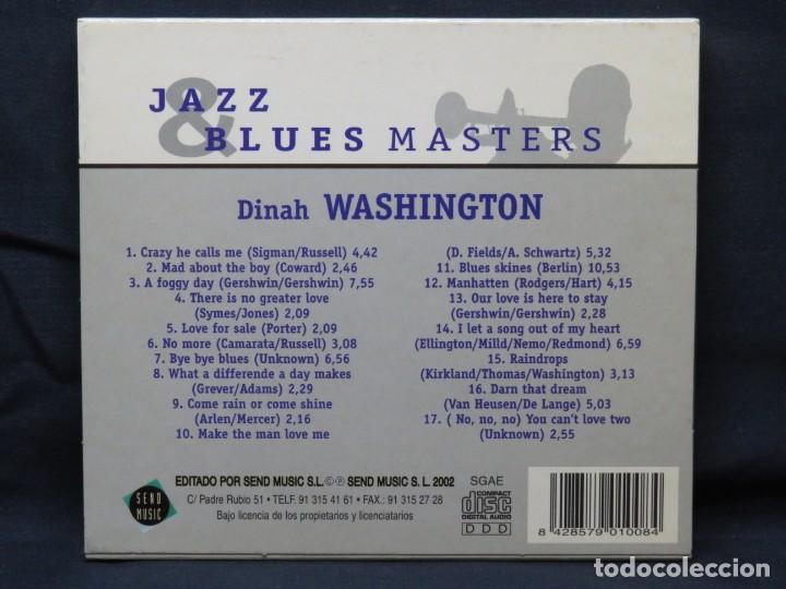 CDs de m&uacute;sica: DINAH WASHINGTON - JAZZ & BLUES MASTERS - CD - Foto 2