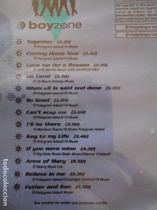 CDs de m&uacute;sica: CD BOYZONE - SAID AND DONE (6B) - Foto 2
